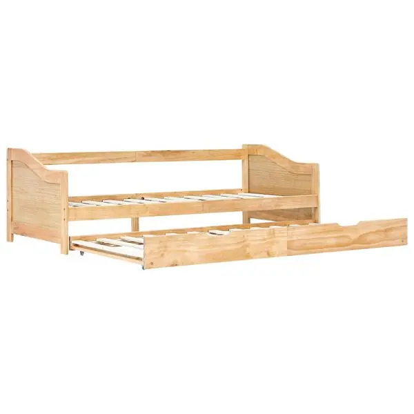 vidaXL Bäddsoffa ram utan madrass furu 90x200 cm I lager