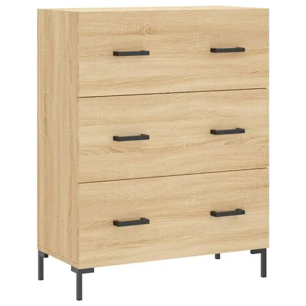 Kundfavorit vidaXL Skänk sonoma-ek 69,5x34x90 cm konstruerat trä