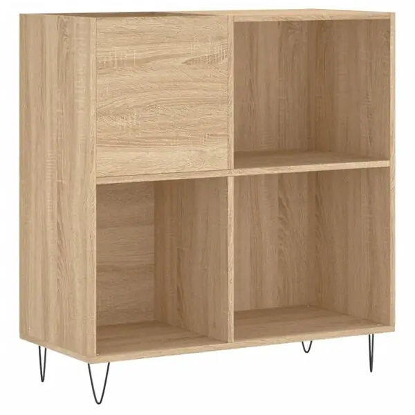Kundfavorit vidaXL Stereobänk sonoma-ek 84,5x38x89 cm konstruerat trä
