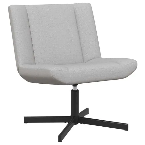vidaXL Skrivstol Moln Grå 63 x 75 x 76 cm tyg Kampanj