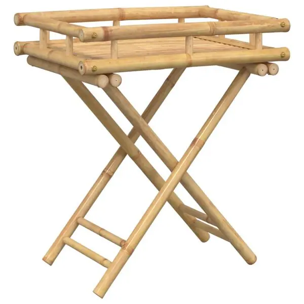 vidaXL Hopfällbart brickbord 60x40x68 cm bambu Extra rabatt
