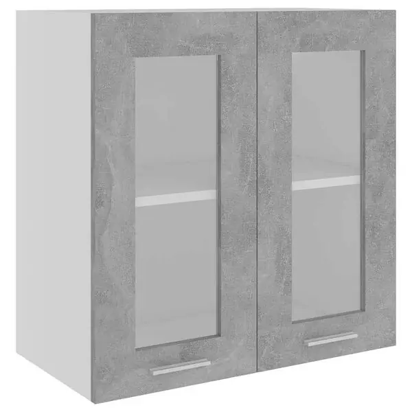 vidaXL Väggskåp &lLyon&r betonggrå 60x31x60 cm konstruerat trä Snabb frakt