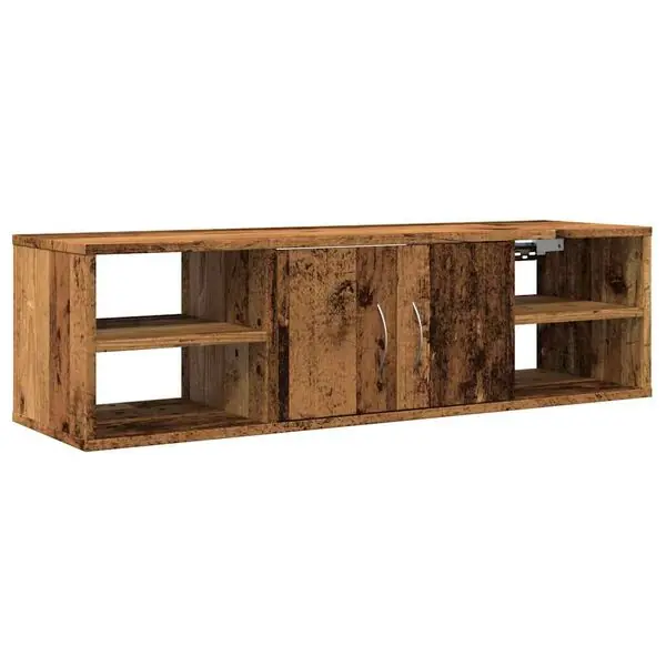 vidaXL Väggskåp åldrat trä 101x30x29 cm konstruerat trä Säker betalning